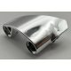 2395 | Technic, Panel Curved # 9 3 x 3 Tapered Left | Custom Chromed by Bubul