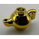 23986 Chrome Gold Minifig, Utensil Teapot  Custom Chromed by BUBUL