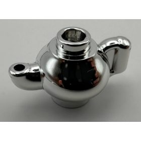   Chrome Silver Minifig, Utensil Teapot   23986  Custom Chromed by BUBUL