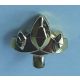 23988 Chrome Gold Minifigure, Crown Tiara, 3 Points  Custom Chromed by BUBUL