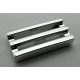 2412b_S Chrome Silver Tile, Modified 1 x 2 Grille with Bottom Groove / Lip   Part:2412b  Custom chromed by Bubul