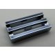 2412b_T Chrome Black Chrome-Titan   Tile, Modified 1 x 2 Grille with Bottom Groove / Lip   Part:2412b   Custom chromed by Bubul
