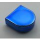 24246, 35399, 35398 | Chrome BLUE Tile, Modified 1 x 1 Half Circle Extended (Stadium) with Groove | Custom Chromed by BUBUL