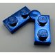 2429 Chrome BLUE Hinge Plate 1 x 4 Swivel Top / Base Complete Assembly  2429c01 73983 Custom chromed by BUBUL