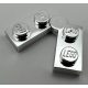 2429 Chrome Silver Hinge Plate 1 x 4 Swivel Top / Base Complete Assembly  73983 2429c01 Custom chromed by BUBUL
