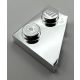 24307 | Chrome Silver Wedge, Plate 2 x 2 Right | Custom Chromed by BUBUL