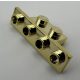 2436 Chrome Gold Bracket 1 x 2 - 1 x 4   2436 or 2436b or 10201  or 28802 Custom Chromed By BUBUL