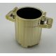 2439 Chrome GOLD Container, Trash Can with 2 Cover Holders or 92926 Custom chromed by Bubul
