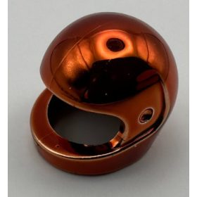   2446_Chrome Copper Minifig, Headgear Helmet Standard  2446 alternate 30124 or 88415 Custom chromed by BUBUL