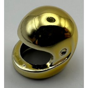   2446_Chrome GOLD Minifig, Headgear Helmet Standard  2446 alternate 30124 or 88415 Custom chromed by BUBUL