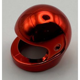   2446_Chrome-RED Minifig, Headgear Helmet Standard    part 2446 alternate 30124 or 88415   Custom chromed by BUBUL