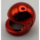 2446_Chrome-RED Minifig, Headgear Helmet Standard    part 2446 alternate 30124 or 88415   Custom chromed by BUBUL