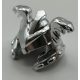 24484 Chrome SilverMinifigure, Headgear Helmet Ninjago with Cheek Protection and  Snake Heads  Custom Chromed by BUBUL