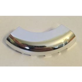   24599 | Chrome Silver Brick, Round Corner 5 x 5 x 1 without Studs | Custom Chromed by BUBUL