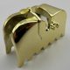 2490 | Chrome Gold Horse Barding, Ruffled Edge | Custom Chromed by Bubul