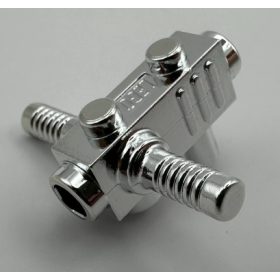   2516 Chrome Silver Minifig, Utensil Chainsaw Body  Custom chromed by Bubul