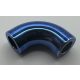 25214 | Chrome Blue Brick, Round 1 x 1 d. 90 Degree Elbow - No Stud - Type 2 - Axle Hole Similar: 71076 | Custom Chromed by Bubul