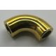25214 | Chrome Gold Brick, Round 1 x 1 d. 90 Degree Elbow - No Stud - Type 2 - Axle Hole Similar: 71076 | Custom Chromed by Bubul
