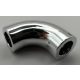 25214 | Chrome Silver Brick, Round 1 x 1 d. 90 Degree Elbow - No Stud - Type 2 - Axle Hole Similar: 71076 | Custom Chromed by Bubul