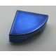 25269 | Chrome BLUE Tile, Round 1 x 1 Quarter | Custom Chromed by BUBUL