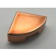 25269 | Chrome Copper Tile, Round 1 x 1 Quarter | Custom Chromed by BUBUL
