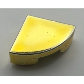   25269 | Chrome GOLD Tile, Round 1 x 1 Quarter | Custom Chromed by BUBUL