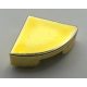 25269 | Chrome GOLD Tile, Round 1 x 1 Quarter | Custom Chromed by BUBUL