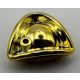 2544 Chrome Gold Minifig, Headgear Hat, Pirate Tricorne / Triangle  Custom chromed by BUBUL