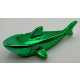 2547 Green Shark with Pointed Nose and Debossed Eyes  Custom chromed by Bubul