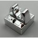 2555 Chrome Silver Tile, Modified 1 x 1 with Clip Part:2555 or 15712 chromed by Bubul