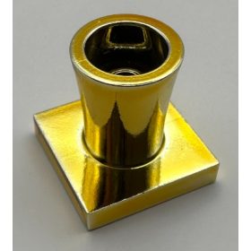   2563 | Chrome Gold Plant, Tree Palm Base |  Custom Chromed by BUBUL