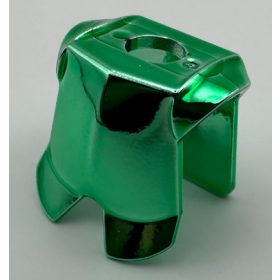   2587_Chrome GREEN Minifig, Armor Breastplate with Leg Protection Custom Chromed by Bubul