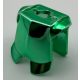 2587_Chrome GREEN Minifig, Armor Breastplate with Leg Protection Custom Chromed by Bubul