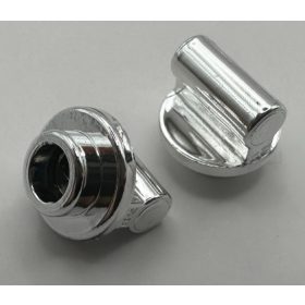   25893 Chrome Silver Plate, Round 1 x 1 with Handle  25893 or similar 79194 Custom Chromed by BUBUL