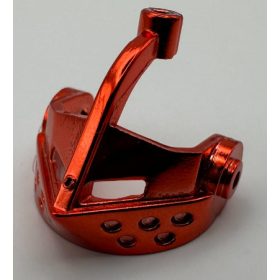   x126, 2594 | Chrome Red Minifig, Visor Pointed | Custom Chromed by BUBUL  