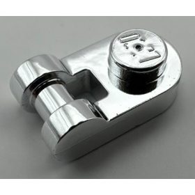   26047 Chrome Silver Plate, Modified 1 x 1 Rounded with Handle   Custom Chromed by BUBUL