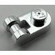 26047 Chrome Silver Plate, Modified 1 x 1 Rounded with Handle   Custom Chromed by BUBUL