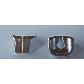   Chrome Silver Minifigure, Life Jacket  2610 Custom Chromed by BUBUL