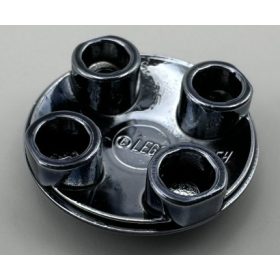   2654, 54196 | Chrome Titan Plate, Round 2 x 2 with Rounded Bottom (Boat Stud) | Custom Chromed by Bubul