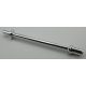 2714, 2714b | Chrome Silver Bar 8L with Stop Rings and Pin (Technic, Figure Accessory Ski Pole) | Custom Chromed by Bubul