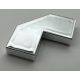 27263 Chrome Silver Tile, Modified 2 x 2 Corner with Cut Corner - Facet  27263 Custom Chromed by BUBUL