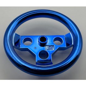   2741 | Chrome Blue Technic, Steering Wheel Large | Custom Chromed by BUBUL