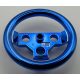 2741 | Chrome Blue Technic, Steering Wheel Large | Custom Chromed by BUBUL