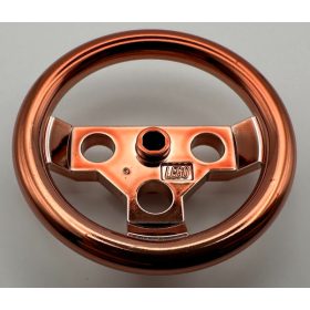   2741 | Chrome Copper Technic, Steering Wheel Large | Custom Chromed by BUBUL