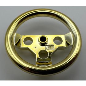   2741 | Chrome Gold Technic, Steering Wheel Large | Custom Chromed by BUBUL