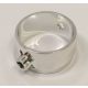 Chrome Silver Cylinder 4 x 4 x 1 2/3 with Axle Holes  2745 Custom Chromed by BUBUL