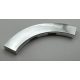 27507 | Chrome Silver Tile, Round Corner 4 x 4 Macaroni Wide | Custom Chromed by BUBUL