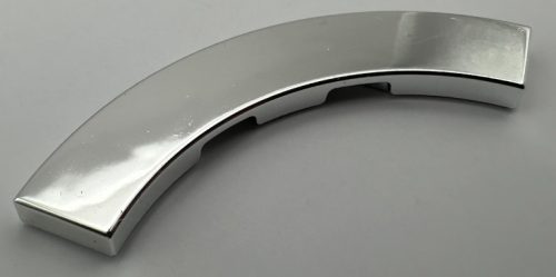 27507 | Chrome Silver Tile, Round Corner 4 x 4 Macaroni Wide | Custom Chromed by BUBUL