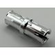 2780 | Chrome Silver Technic, Pin with Friction Ridges Lengthwise WITH Center Slots | Custom Chromed by Bubul
