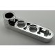 2825 | Chrome Silver Technic, Liftarm 1 x 4 Thin with Stud Connector | Custom Chromed by Bubul